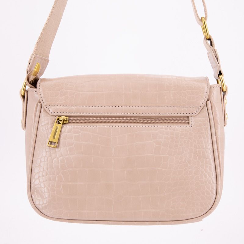 Sac bandouliere Romy motif croco à clip doré 22x18x8cm Femme GEORGES RECH