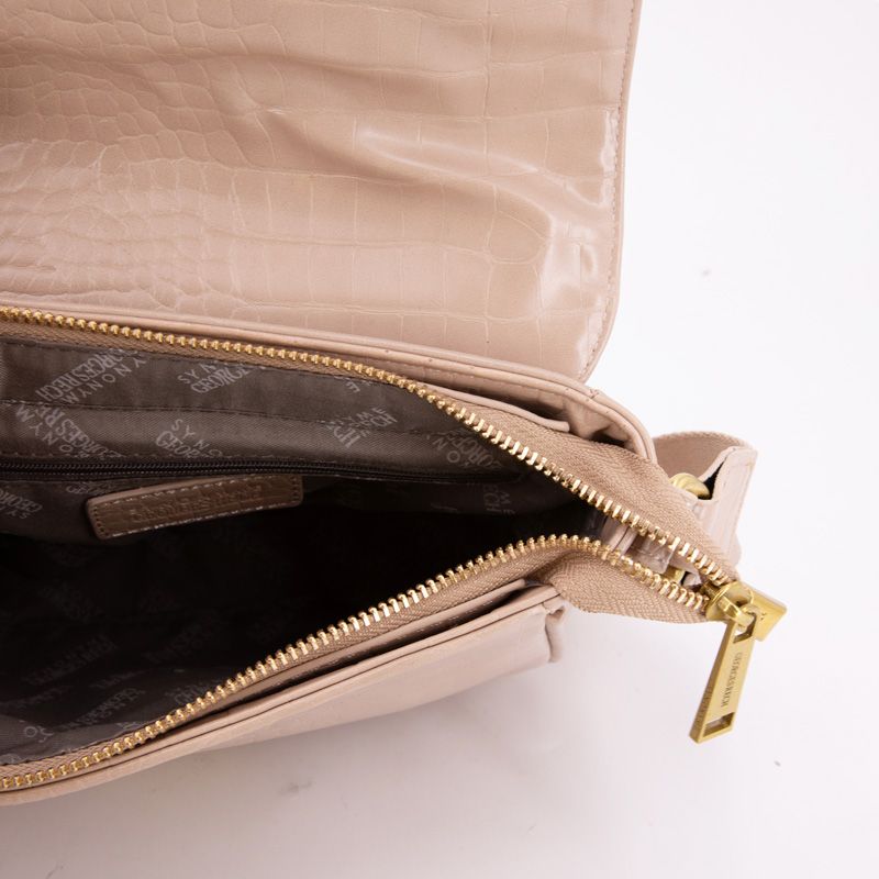 Sac bandouliere Romy motif croco à clip doré 22x18x8cm Femme GEORGES RECH Sac bandouliere Romy motif croco à clip doré 22x18x8cm Femme GEORGES RECH