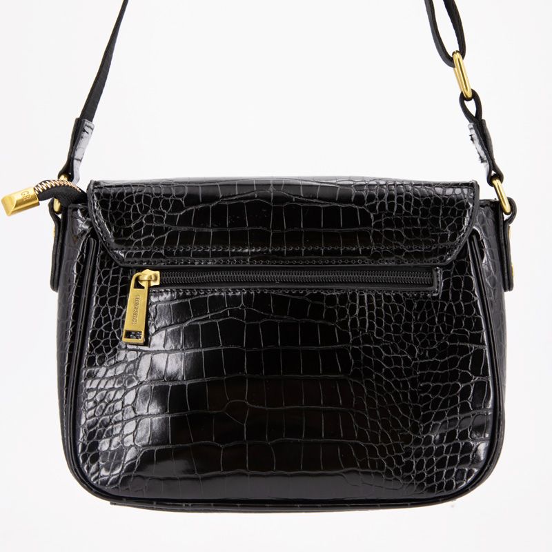 Sac bandouliere Romy motif croco à clip doré 22x18x8cm Femme GEORGES RECH