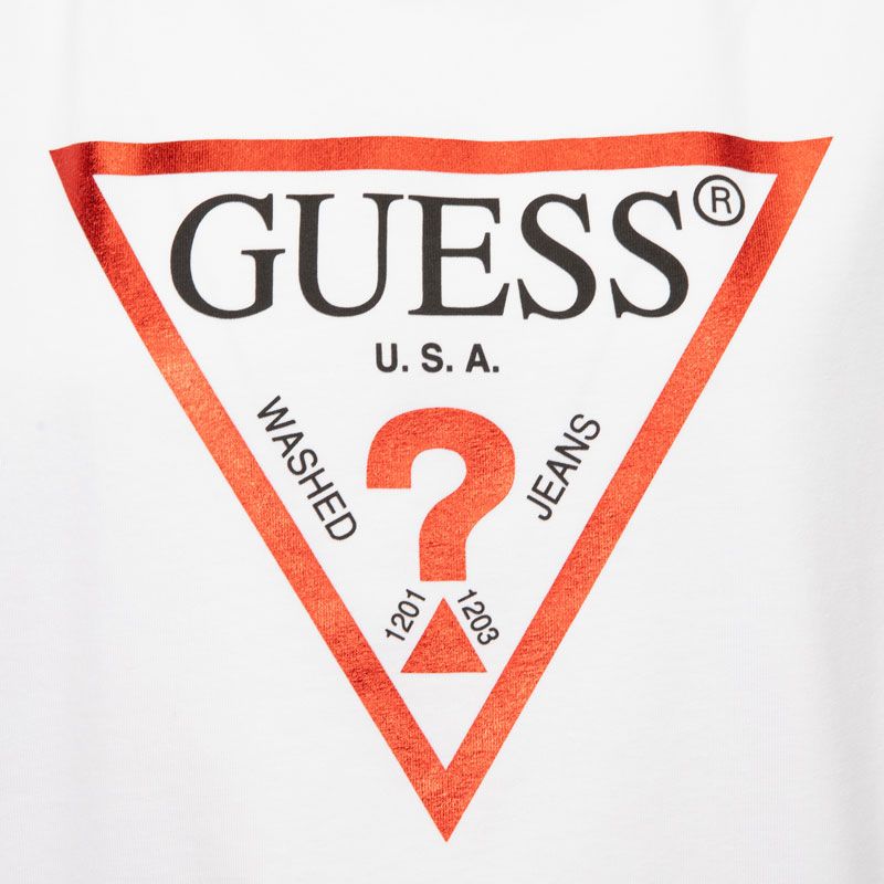 Tee shirt mc blanc j81i15j1311-g011 Enfant GUESS Tee shirt mc blanc j81i15j1311-g011 Enfant GUESS