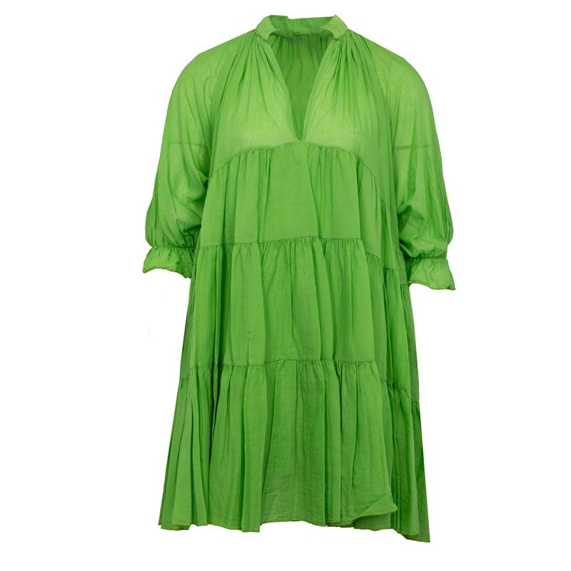 Robe dixie verde a212v126 Femme DIXIE