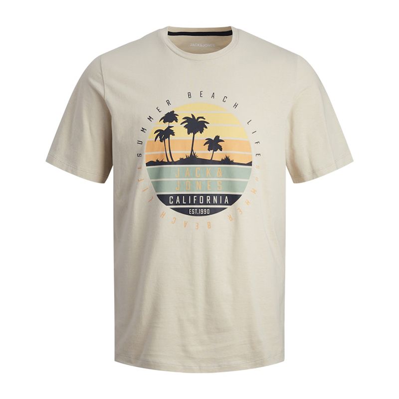 Tee shirt jwhsummer moonbeam 12277929 4285 Homme JACK & JONES