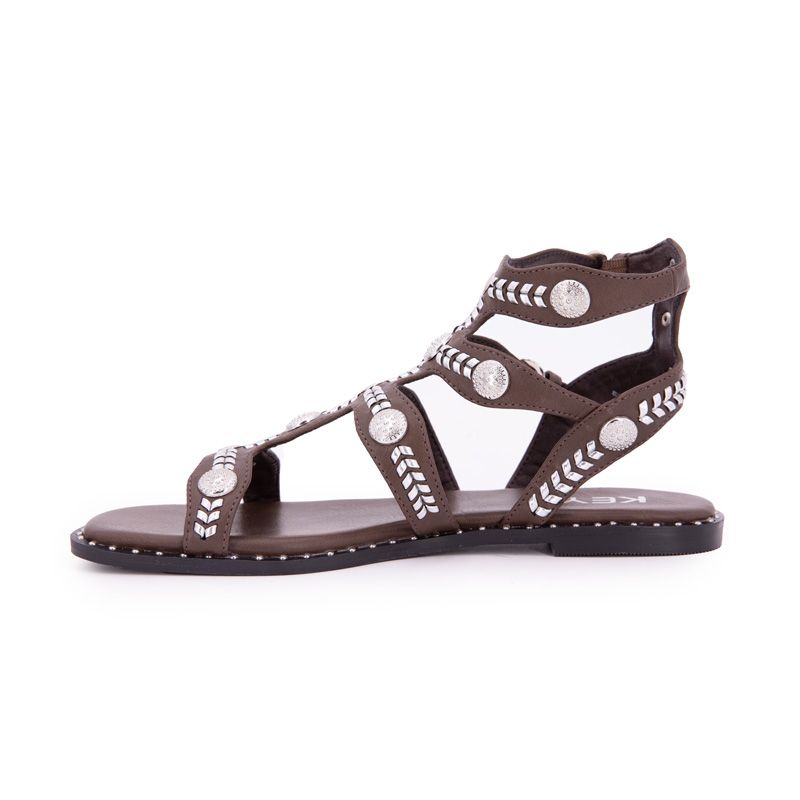 Sandale darkbrown k-10892 t35/41 Femme KEYS