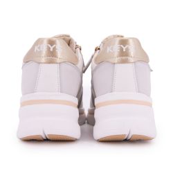 Basket nude/pink/gold k-10600 t35/41 Femme KEYS
