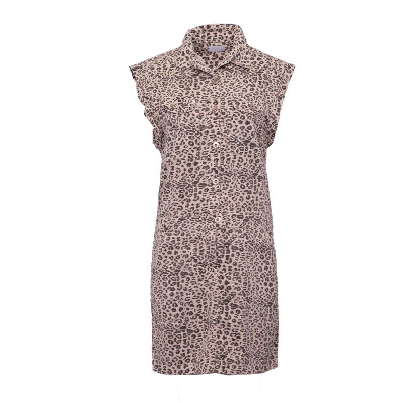 Robe sally aop leopard creamy js23-314-03 Femme JOSEPH 'IN