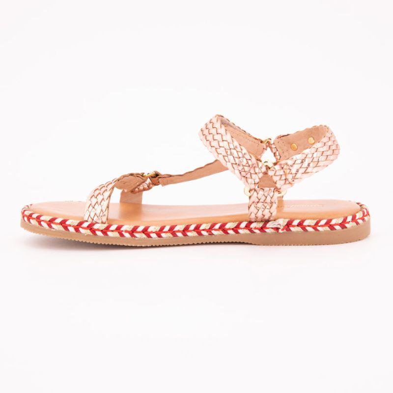 Sandale blister or rose c063707 t28/35 Fille LES TROPEZIENNES PAR M.BELARBI