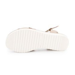 Sandales compensées avec corde semelle blanche Femme TOM TAILOR Sandales compensées avec corde semelle blanche Femme TOM TAILOR