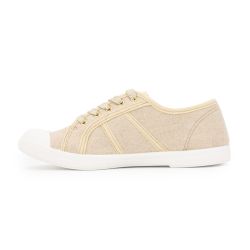 Basket mode cloruni beige-or c043179 t36/41 Femme LES TROPEZIENNES PAR M.BELARBI