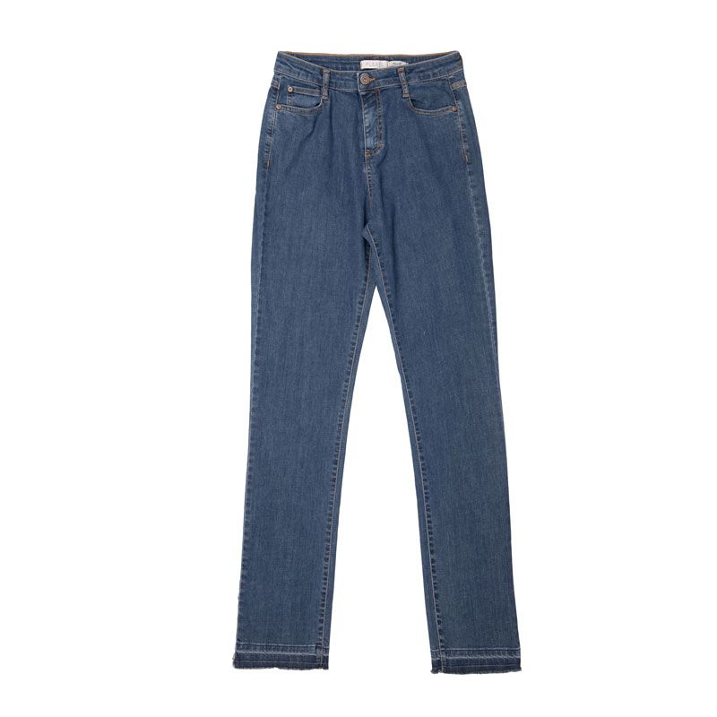 Pantalon blue denim p0mabq2nal Femme PLEASE