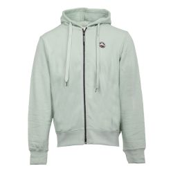 Sweat zip capuche 08gaia orange Homme HELVETICA