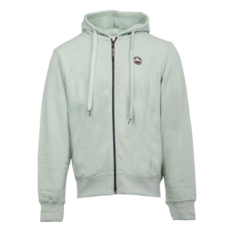 Sweat zip capuche 08gaia orange Homme HELVETICA