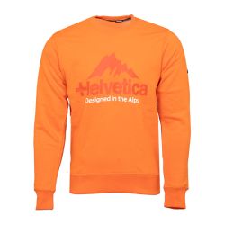 Sweatshirt col rond 06tarbes orange Homme HELVETICA Sweatshirt col rond 06tarbes orange Homme HELVETICA