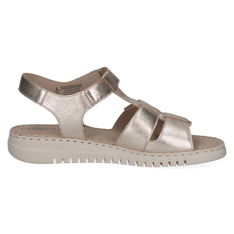 Sandale platin metal 92810244 36/41 Femme CAPRICE