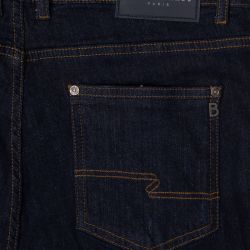 Jean foncé Mexico avec surpiqures jaunesHomme BILL TORNADE