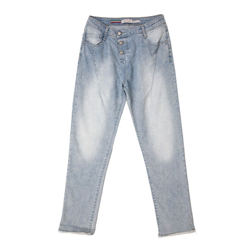 Pantalon blue denim p0w8bq2n8h Femme PLEASE
