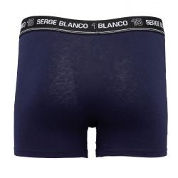 Boxer coton elasthane ser/1/bc/cla/ass5 Homme SERGE BLANCO
