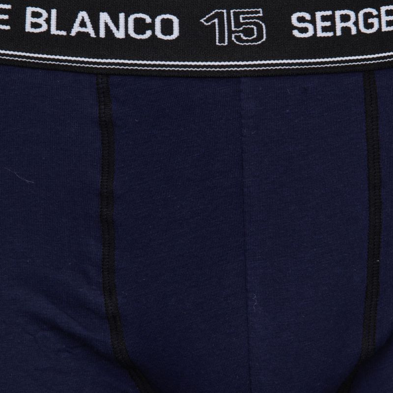 Boxer coton elasthane ser/1/bc/cla/ass5 Homme SERGE BLANCO Boxer coton elasthane ser/1/bc/cla/ass5 Homme SERGE BLANCO