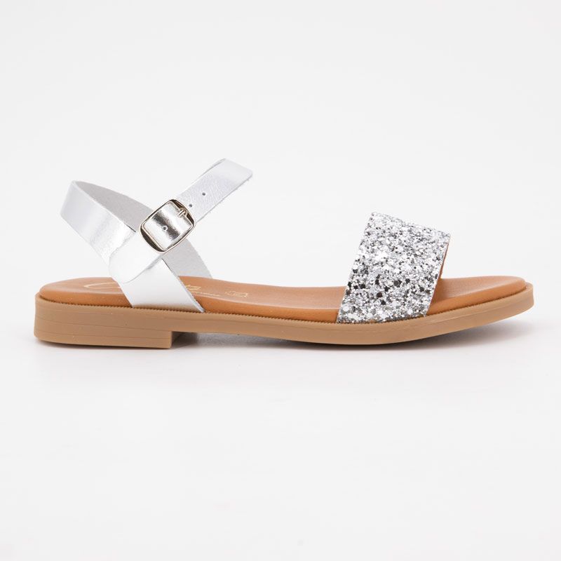 Sandales glitter plata 17433 t28/35 Enfant CARLA TORTOSA