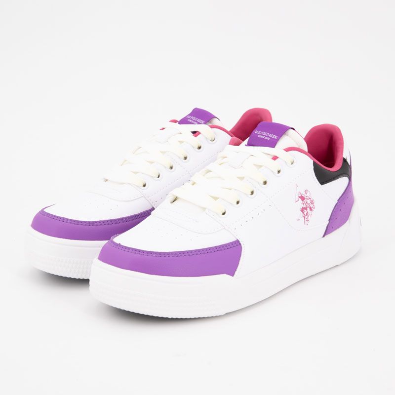 Basket white-light yello nole001-whi-lye01 t36/41 Femme US POLO
