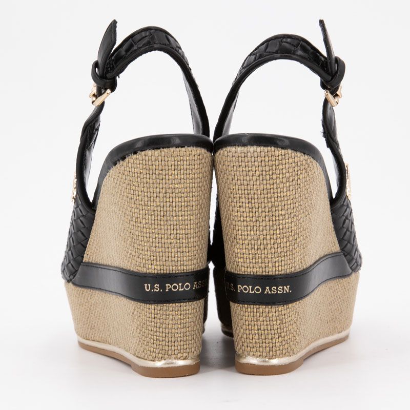 Sandale black aylin019-blk t36/41 Femme US POLO