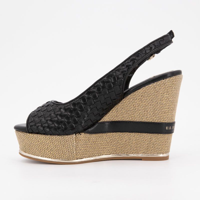 Sandale black aylin019-blk t36/41 Femme US POLO