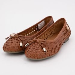 Ballerine tan julia001 lth-tan t36/41 Femme US POLO