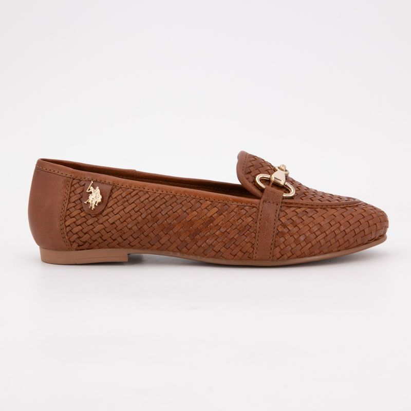 Mocassin tan chery001 lth-tan t36/41 Femme US POLO