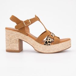Sandales a talon  leo/muscade 32563 t36/41 Femme CARLA TORTOSA