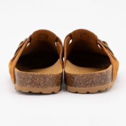 Sabots en cuir lisse daim à boucle Femme I AM Sabots en cuir lisse daim à boucle Femme I AM