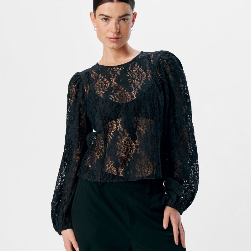 Tee shirt objbeverly black 23046540 4422 Femme OBJECT Tee shirt objbeverly black 23046540 4422 Femme OBJECT