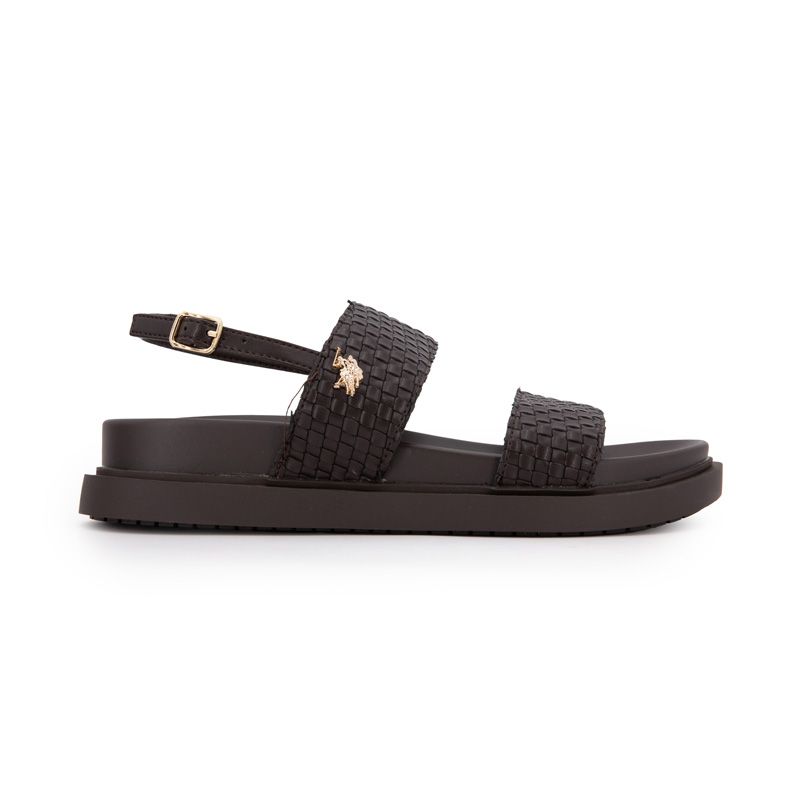 Sandale dark brown kary001-dbr t36/41 Femme US POLO