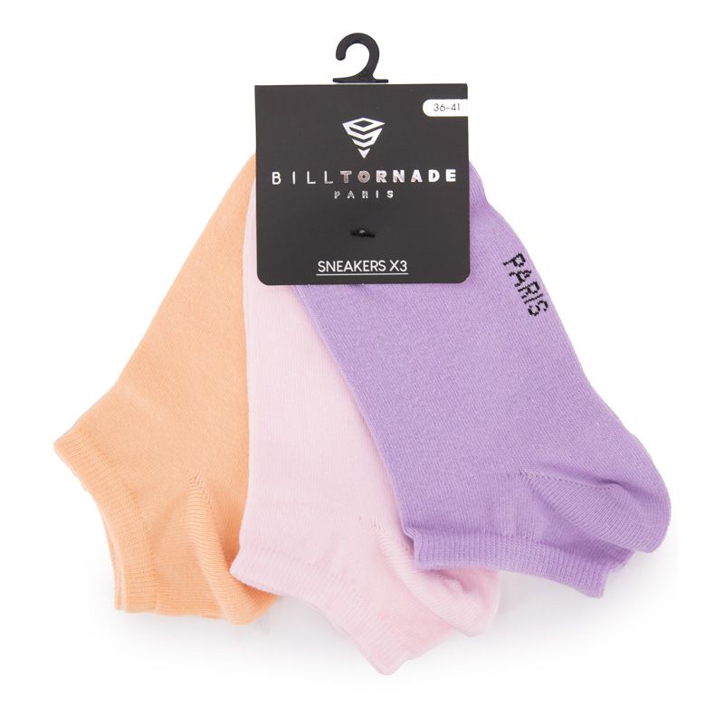 Chaussette x3 pastel bill tornade 23646 Femme BILL TORNADE