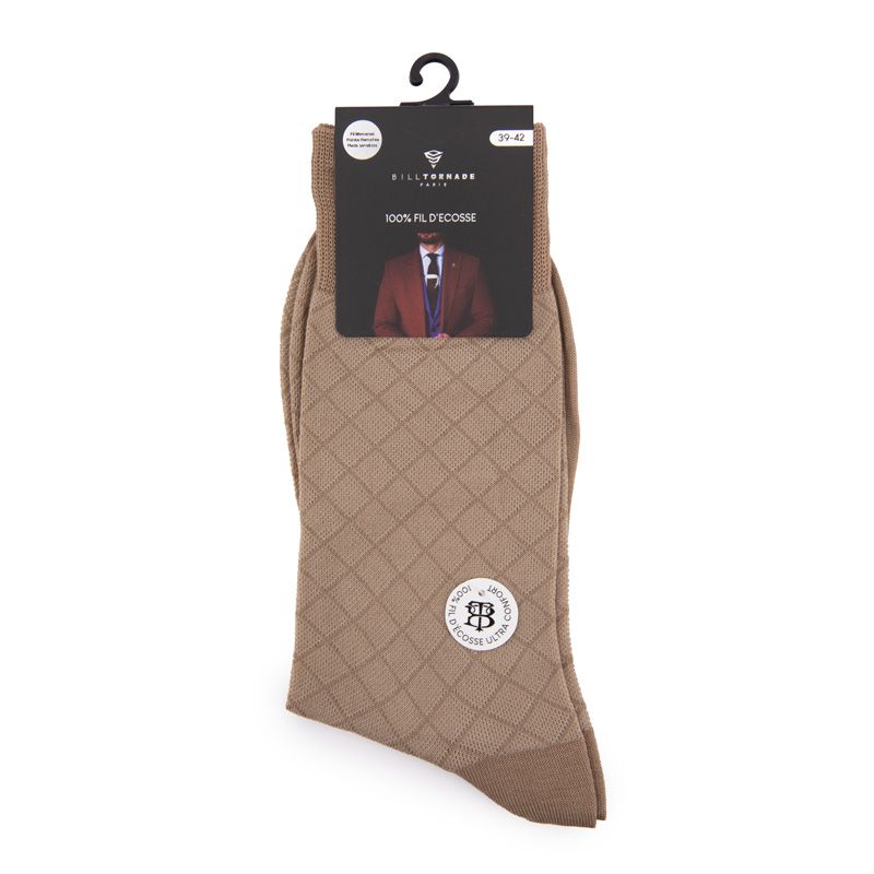 Chaussette fil d'ecosse fantaisie 20140 Homme BILL TORNADE