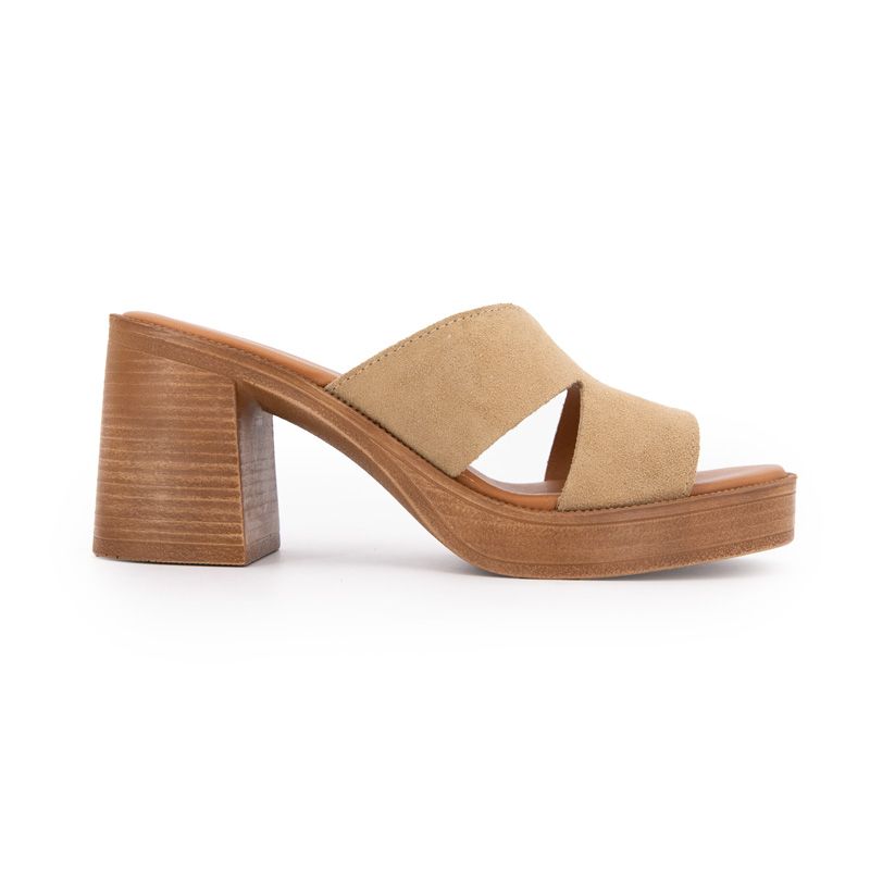 Mules serraje à talon plateforme Femme CARLA TORTOSA