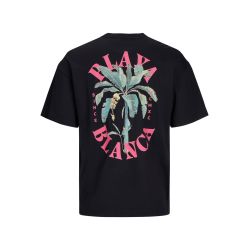 Tee shirt jwhmykonosblack 12276717 4285 Homme JACK & JONES