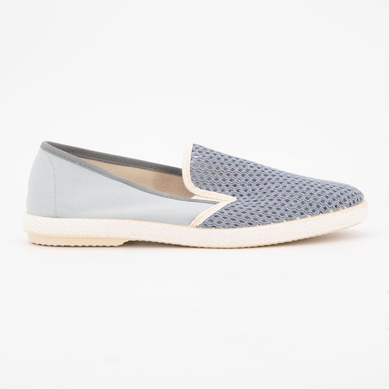 ESPADRILLE SLIP ON GRIS CRUDO GRIS