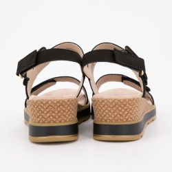 SANDALE COMPENSEE NUBUCK OLIVE 92875342 36/41