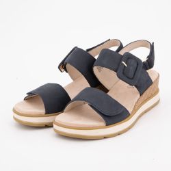 SANDALE COMPENSEE NUBUCK OLIVE 92875342 36/41