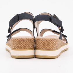 SANDALE COMPENSEE NUBUCK OLIVE 92875342 36/41