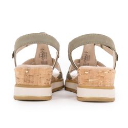 Sandales olive nubuc 92870944 36-41 Femme CAPRICE