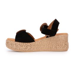 SANDALES COMPENSEE NEGRO SERRAJE 3777 T36/41