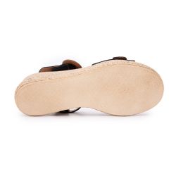 SANDALES COMPENSEE NEGRO SERRAJE 3777 T36/41