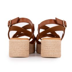 SANDALES COMPENSEE CUERO FUJI 5334 T36/41