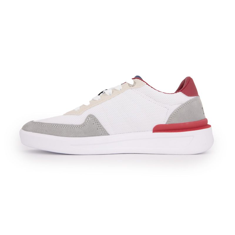 Basket white-red nate001-whi-red01 41/46 Homme US POLO