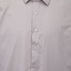 Chemise unie mc regular noire bill302 Homme BILL TORNADE