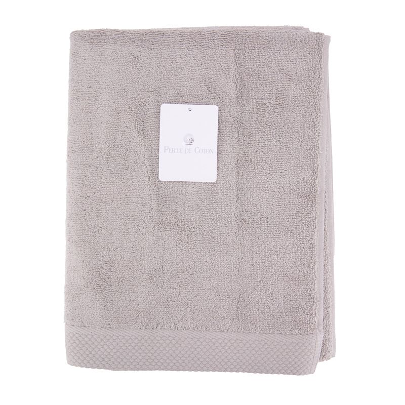 Serviette de toilette50x100 cm Mixte PERLE DE COTON