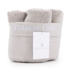 LOT 6 DE SERVIETTES INVITEES GRIS ANTH