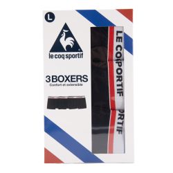 Lot de 3 boxers noir coqsportif/x Homme LE COQ SPORTIF