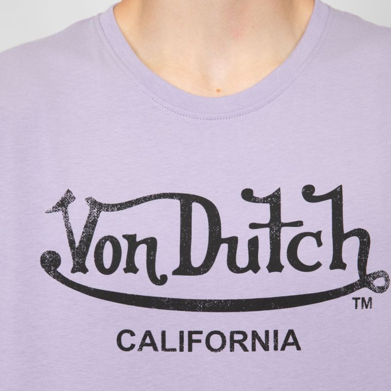 Tee shirt lilas vd/p/1/tr/first/li Homme VON DUTCH