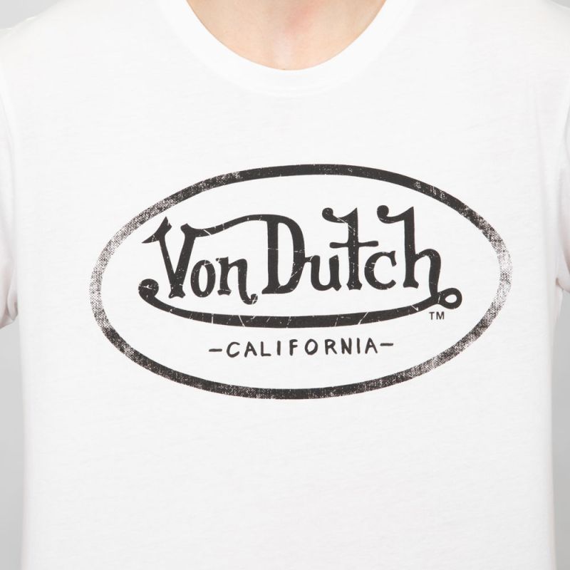 Tee shirt noir vd/1/tr/log2/nr Homme VON DUTCH Tee shirt noir vd/1/tr/log2/nr Homme VON DUTCH